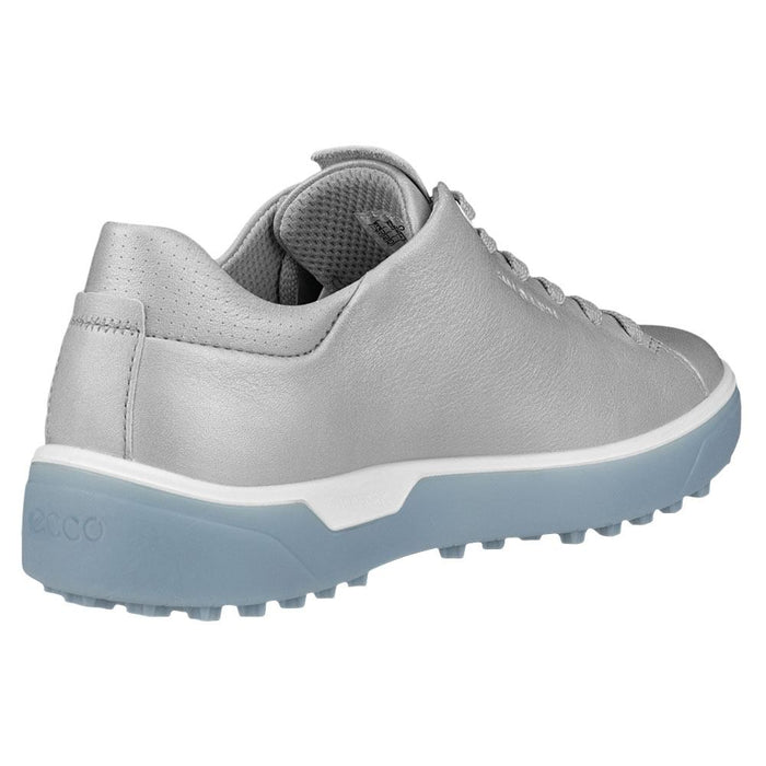 ECCO Tray Laced Spikeless Golf Shoes Silver/Arona - FW22 Women