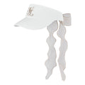Fairliar Color Organza Golf Visor Beige - SS26 Women