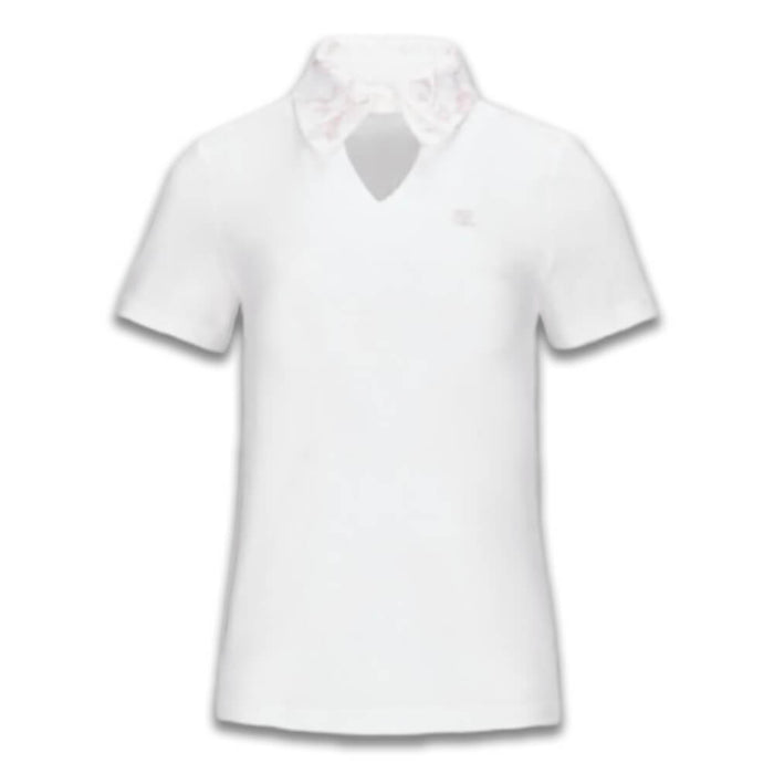 Fairliar Flower Lace Golf T-Shirt White - SS26 Women