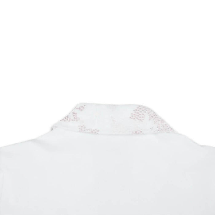 Fairliar Flower Lace Golf T-Shirt White - SS26 Women