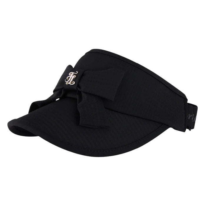 Fairliar Front Ribbon Golf Visor Black - SS25 Women