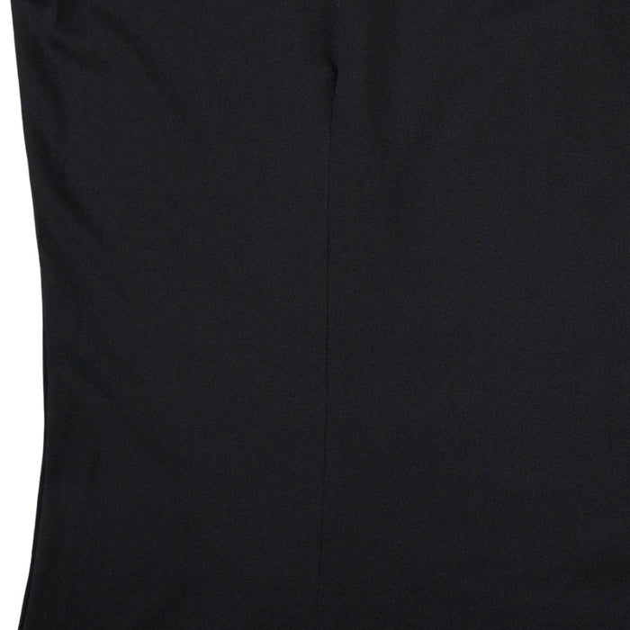 Fairliar Front Shirring Sleeveless Golf Polo Black - SS25 Women