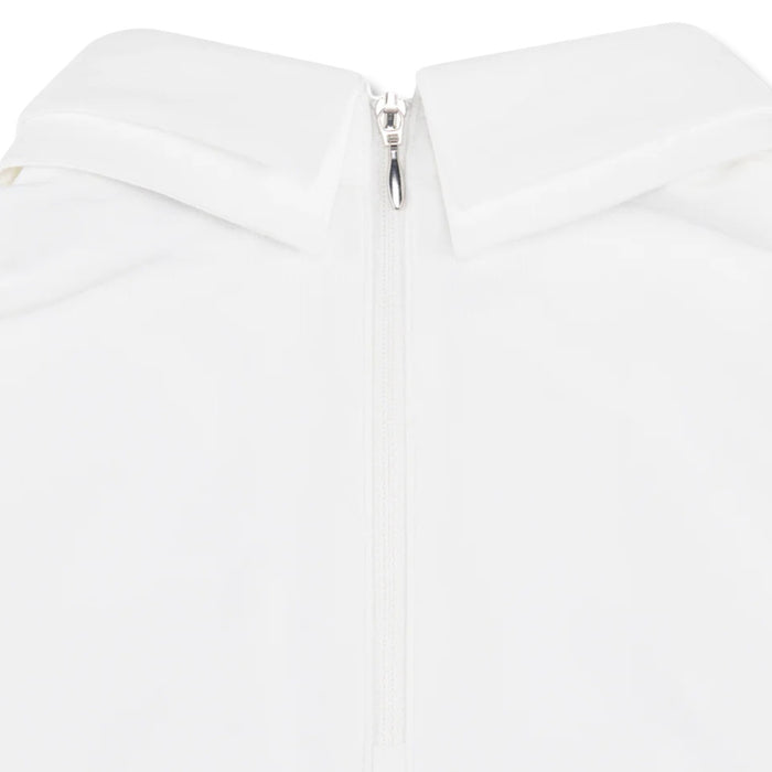 Fairliar Front Shirring Sleeveless Golf Polo White - SS25 Women