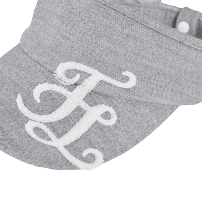 Fairliar Furry Logo Golf Visor Gray - FW25 Women