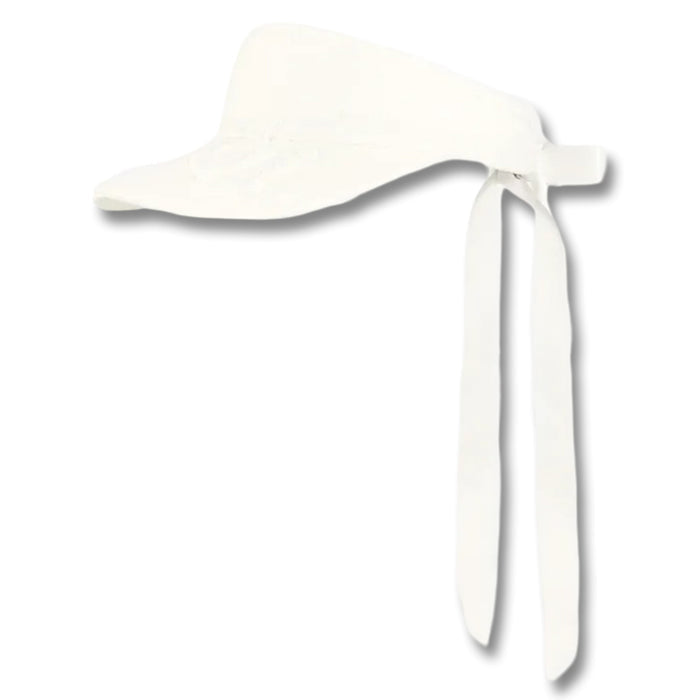 Fairliar Furry Logo Golf Visor Ivory - FW25 Women