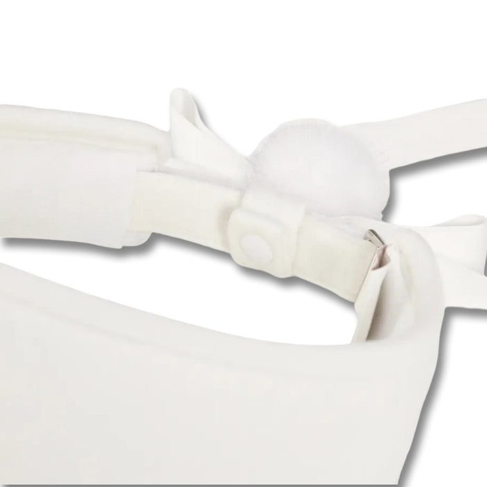 Fairliar Furry Logo Golf Visor Ivory - FW25 Women