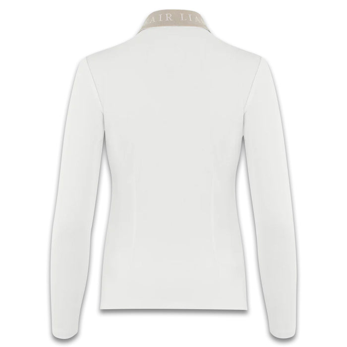 Fairliar Gingham Detachable Ribbon Golf Polo White - FW24 Women