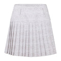 Fairliar High Waist Pattern Golf Skirt Beige - SS25 Women