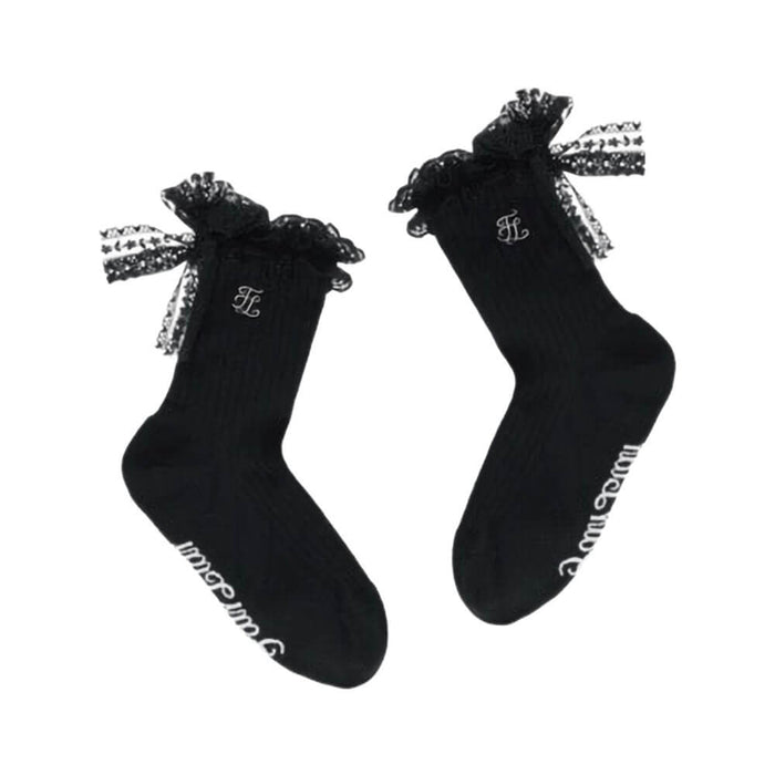 Fairliar Lace Ribbon Summer Ankle Golf Socks - SS26 Women