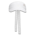 Fairliar Lace Scallop Ribbon Golf Visor White - SS26 Women