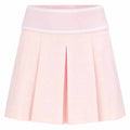 Fairliar Logo Jacquard Pleated Golf Skirt Coral - SS26 Women