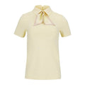 Fairliar Petit Scarf Set Golf T-Shirt Yellow - SS26 Women