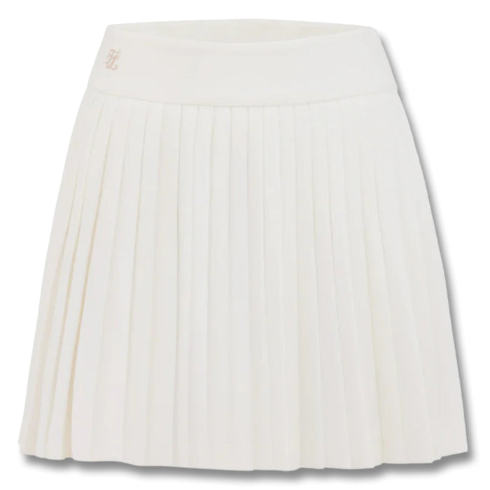Fairliar Pique Pleated Golf Skirt White - SS25 Women