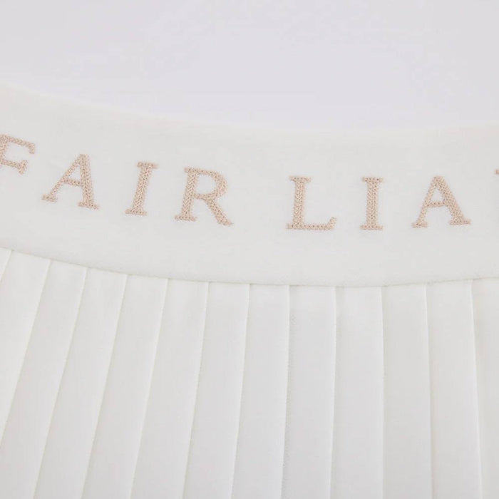Fairliar Pique Pleated Golf Skirt White - SS25 Women