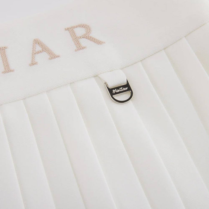 Fairliar Pique Pleated Golf Skirt White - SS25 Women