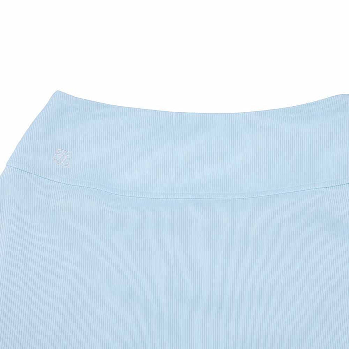 Fairliar Rib Back Pleated Golf Skirt Ceramic Blue - SS26 Women
