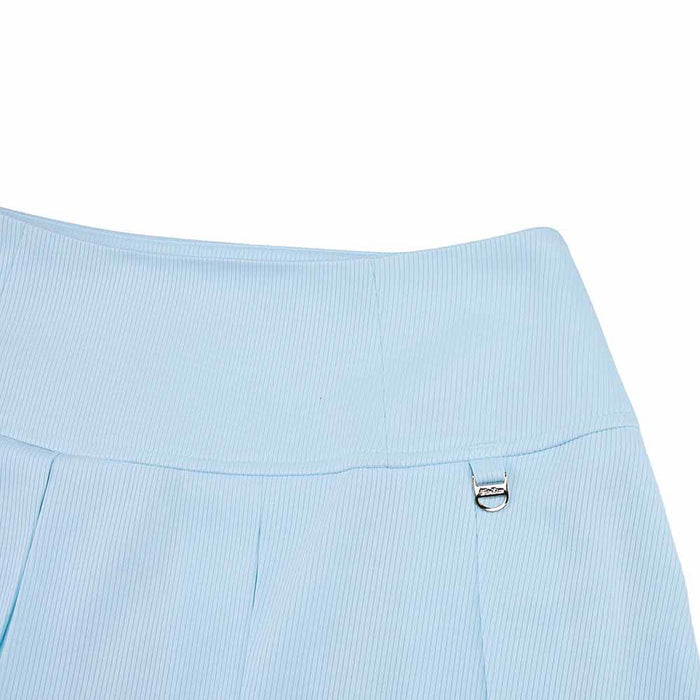 Fairliar Rib Back Pleated Golf Skirt Ceramic Blue - SS26 Women