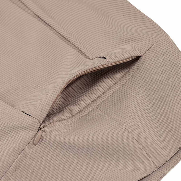 Fairliar Rib Back Pleated Golf Skirt Cocoa - SS26 Women