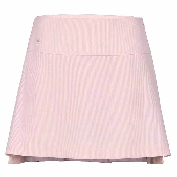 Fairliar Rib Back Pleated Golf Skirt Coral - SS26 Women