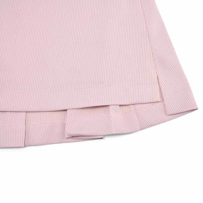 Fairliar Rib Back Pleated Golf Skirt Coral - SS26 Women