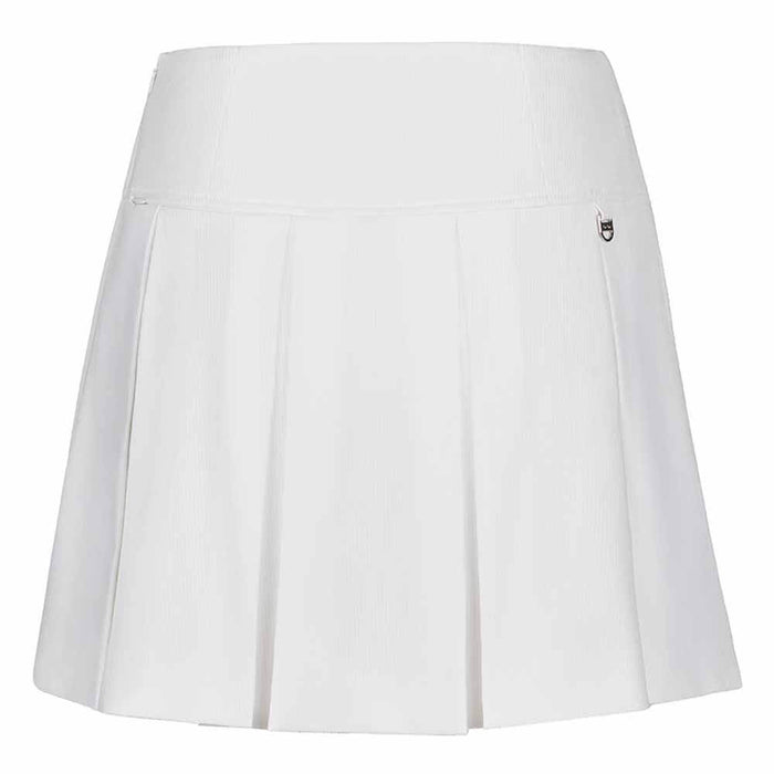 Fairliar Rib Back Pleated Golf Skirt White - SS26 Women