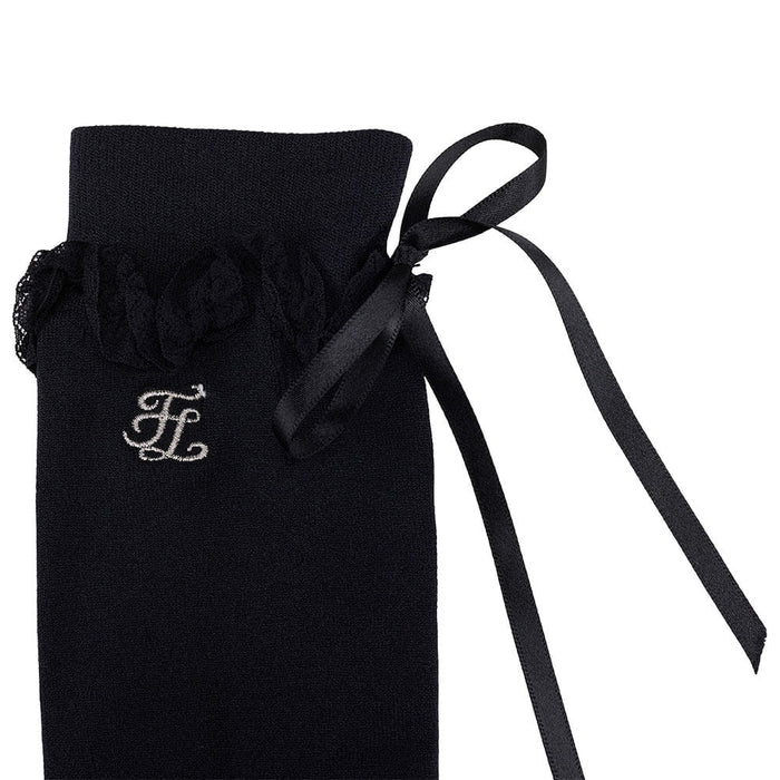 Fairliar Satin Ribbon Summer Knee Golf Socks - SS26 Women