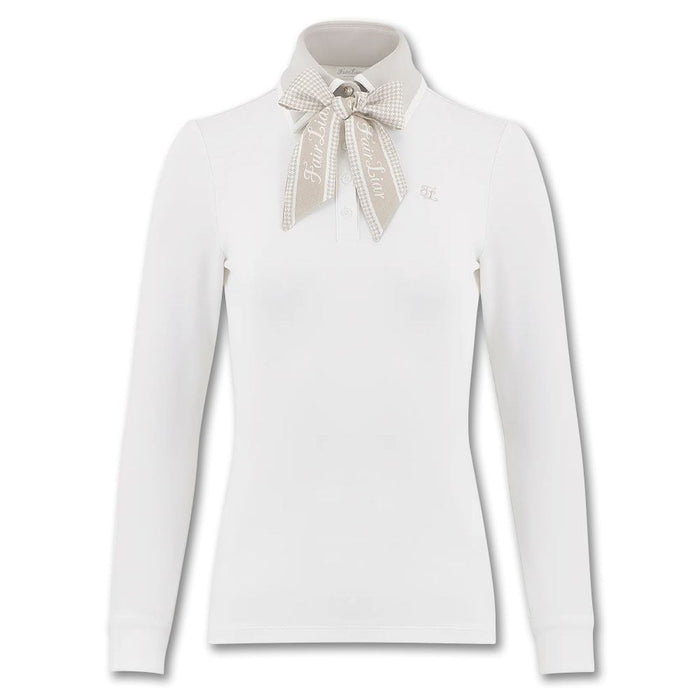 Fairliar Scart Set Collar Golf Polo White - FW23 Women