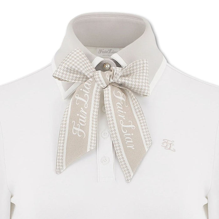 Fairliar Scart Set Collar Golf Polo White - FW23 Women