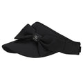 Fairliar Side Big Ribbon Golf Visor Black - FW25 Women