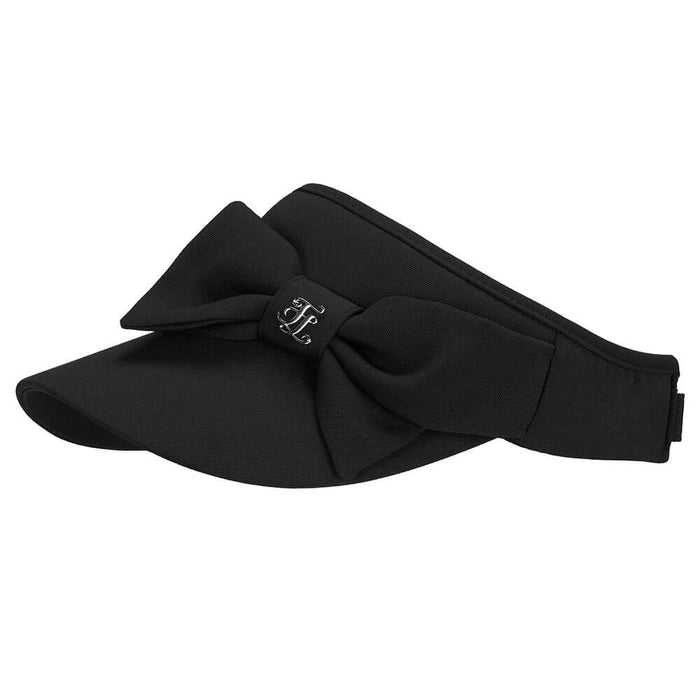 Fairliar Side Big Ribbon Golf Visor Black - FW25 Women