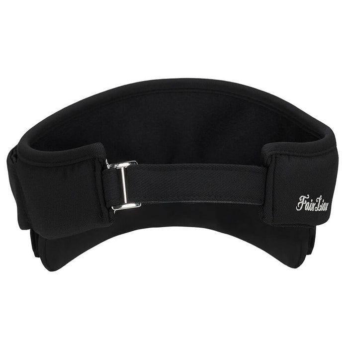 Fairliar Side Big Ribbon Golf Visor Black - FW25 Women