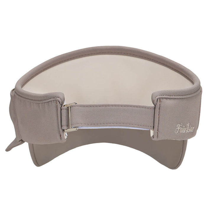 Fairliar Side Big Ribbon Golf Visor Cocoa - FW25 Women