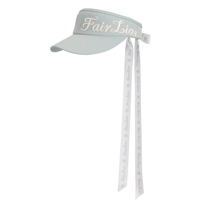 Fairliar Side Logo Wide Ribbon Golf Visor Mint - SS25 Women