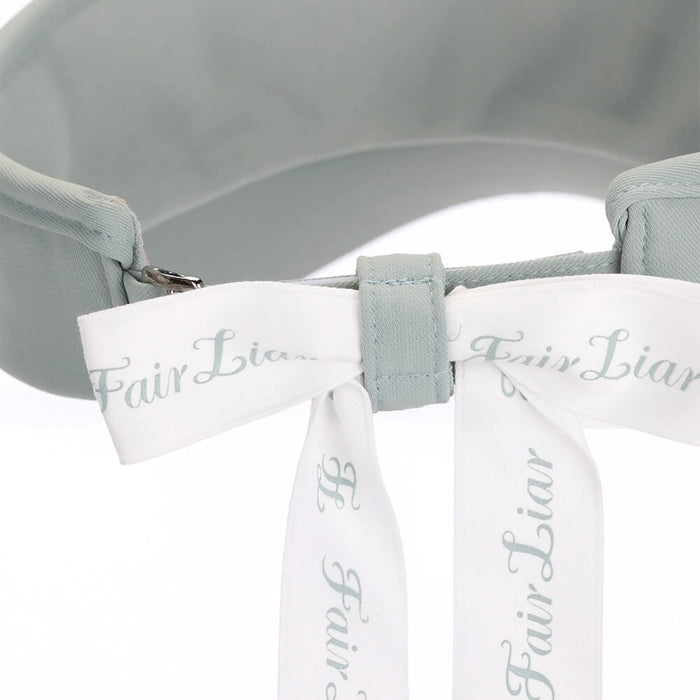 Fairliar Side Logo Wide Ribbon Golf Visor Mint - SS25 Women