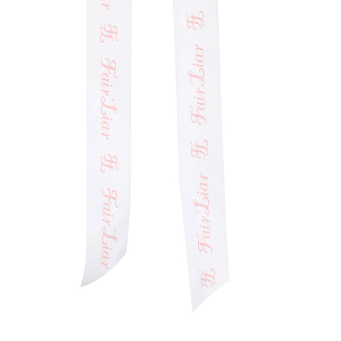 Fairliar Side Logo Wide Ribbon Golf Visor Pink - SS25 Women