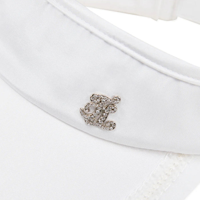 Fairliar Taped Wide Golf Visor White - SS25 Women
