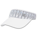 Fairliar Tweed Golf Visor White - 24 Women