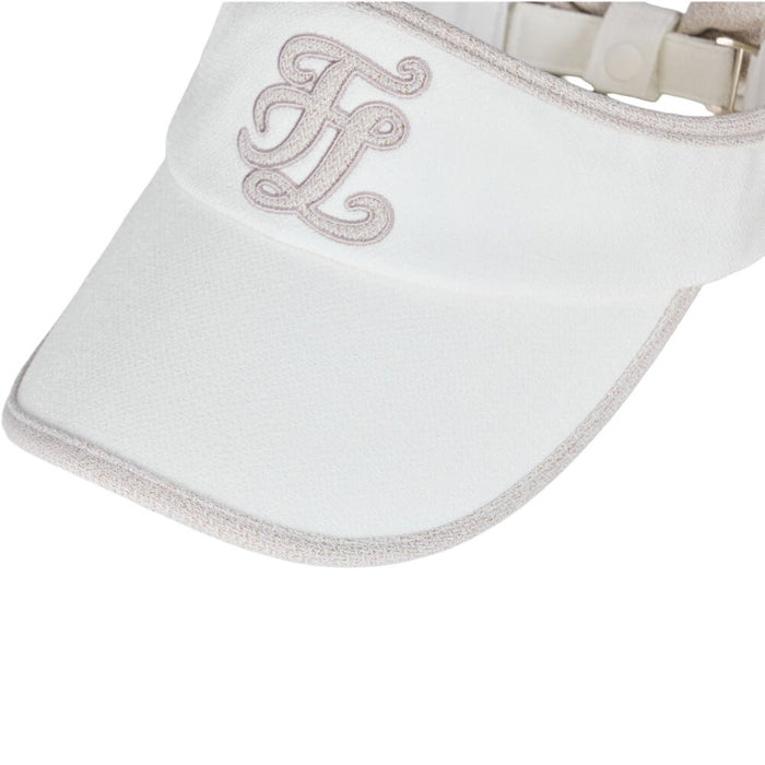 Fairliar Twinkle Ribbon Golf Visor Beige - SS26 Women