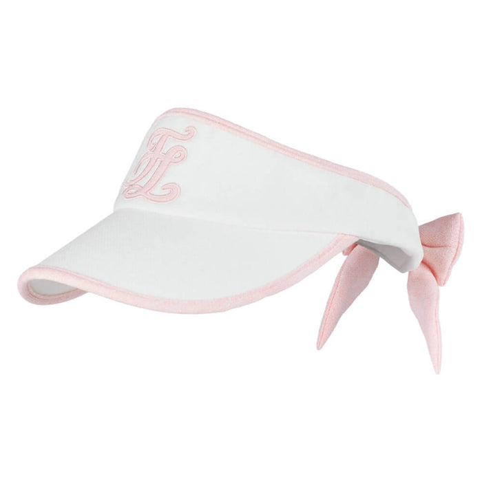 Fairliar Twinkle Ribbon Golf Visor Coral - SS26 Women