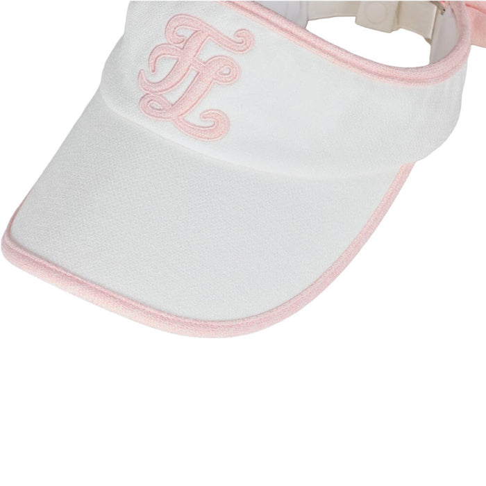 Fairliar Twinkle Ribbon Golf Visor Coral - SS26 Women