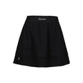 Fairliar Waffle Banded Shirred Golf Skirt Black - SS26 Women