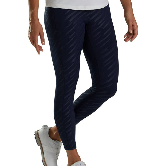 FootJoy Embossed Golf Leggings Navy - SS23 Women