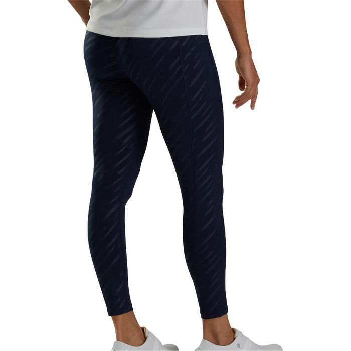 FootJoy Embossed Golf Leggings Navy - SS23 Women