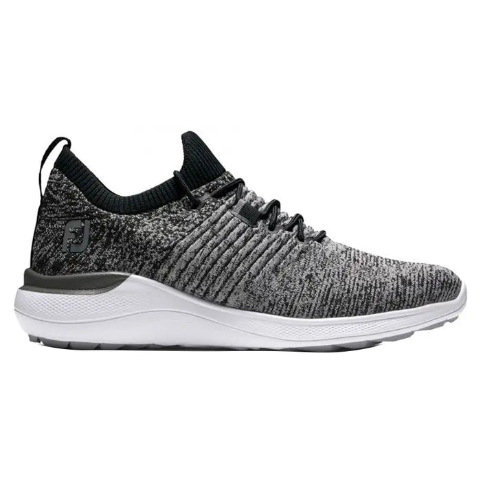 FootJoy FJ Flex XP Spikeless Golf Shoes Previous Season Style Black/Gray/White - 21 Women