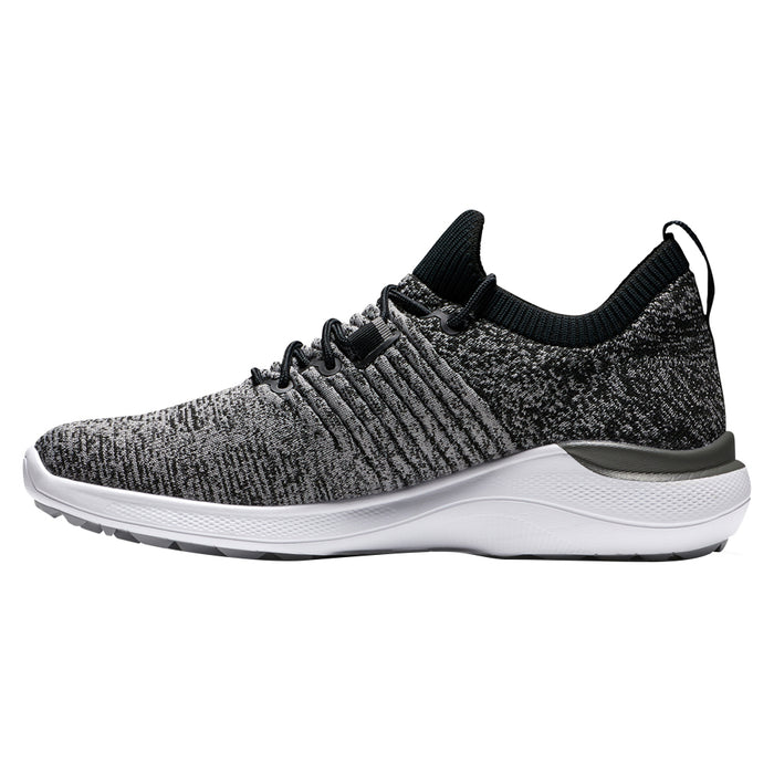 FootJoy FJ Flex XP Spikeless Golf Shoes Previous Season Style Black/Gray/White - 21 Women