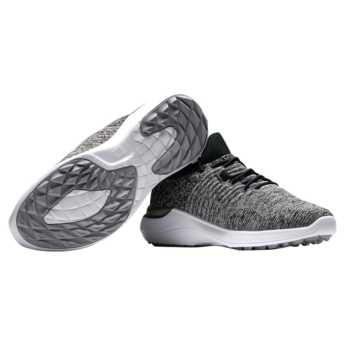 FootJoy FJ Flex XP Spikeless Golf Shoes Previous Season Style Black/Gray/White - 21 Women