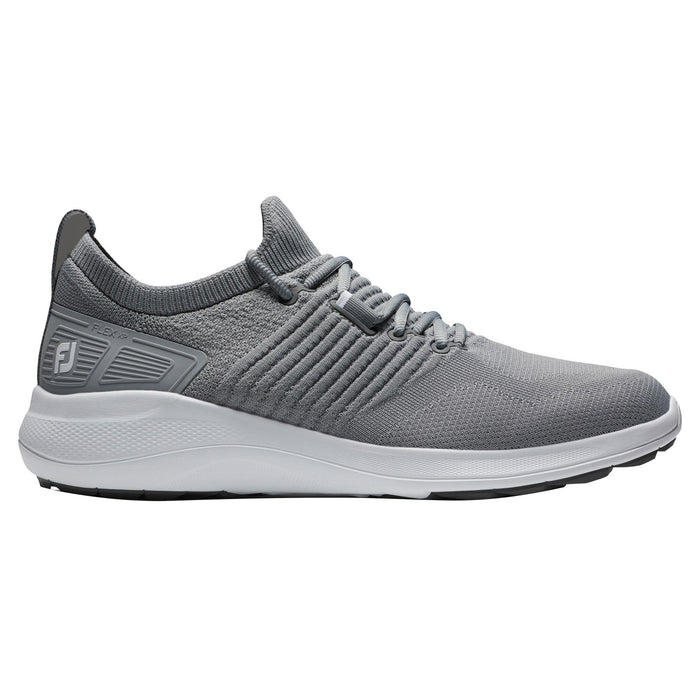 FootJoy FJ Flex XP Spikeless Golf Shoes Previous Season Style Gray/Gray/White - 21 Women