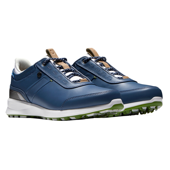 FootJoy FJ Stratos Luxury Casual Spikeless Golf Shoes Previous Season Style Blue - 21 Women