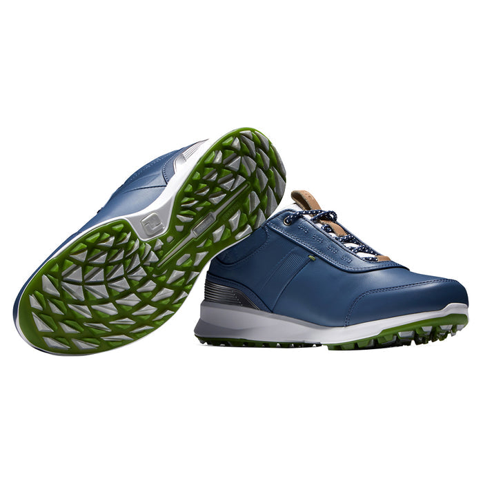 FootJoy FJ Stratos Luxury Casual Spikeless Golf Shoes Previous Season Style Blue - 21 Women