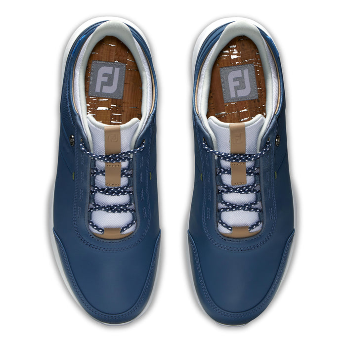 FootJoy FJ Stratos Luxury Casual Spikeless Golf Shoes Previous Season Style Blue - 21 Women
